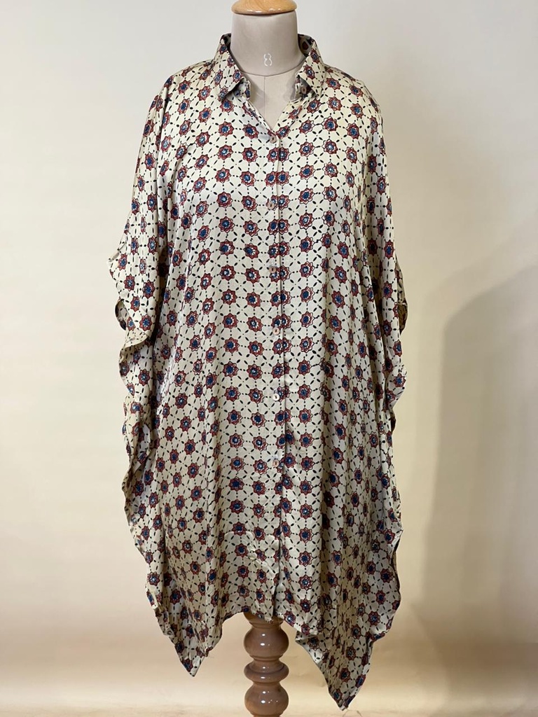 Ajrakh Modal Shirt Kaftans 5015