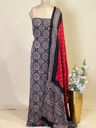 Bandhani Ajrakh Modal Silk Suits 5012 red