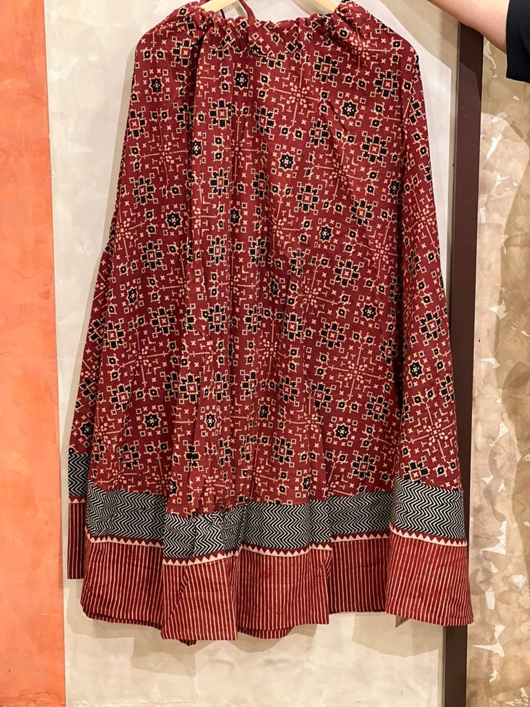 Ajrakh Cotton Skirts 4556