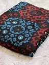Ajrakh Silk Mirror Sarees 5036 BLACK