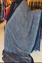 Ajrakh Silk Mirror Sarees 5036 BLUE