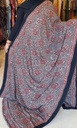 Ajrakh Silk Mirror Sarees 5036 BROWN 2