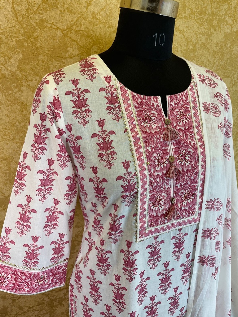 Cotton Kurti Set 