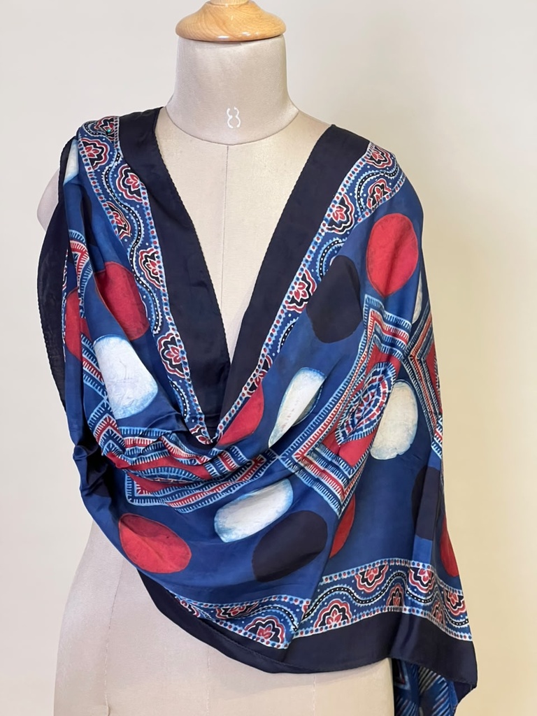 Ajrakh Modal Stoles 5071