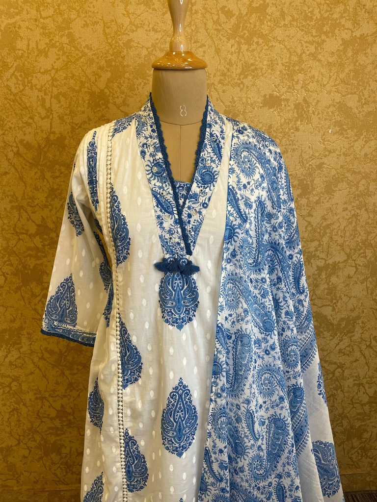 Premium Cotton Kurti Set 5043