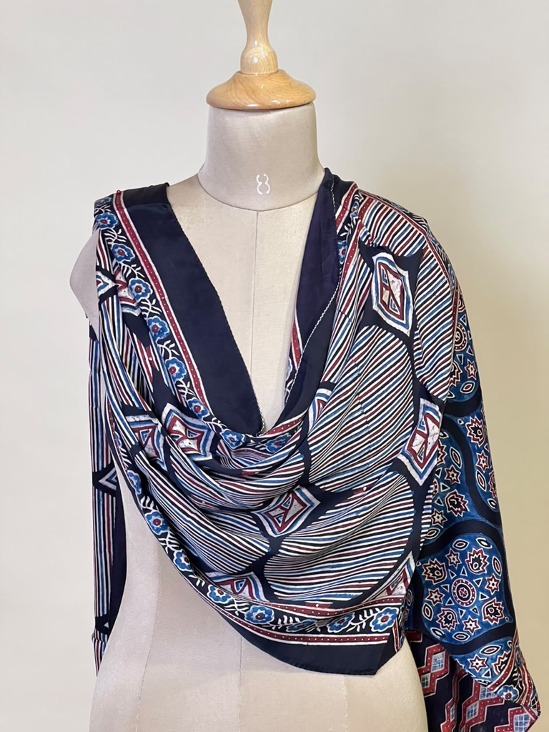 Ajrakh Modal Stoles 5071