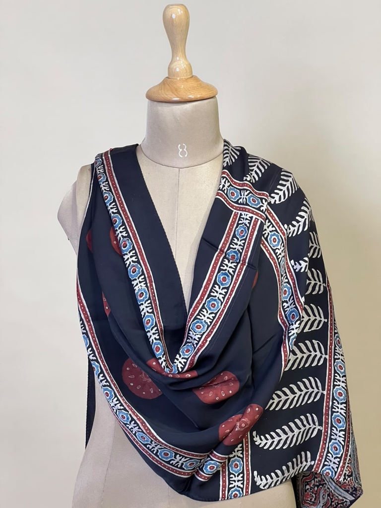 Ajrakh Modal Stoles 5071