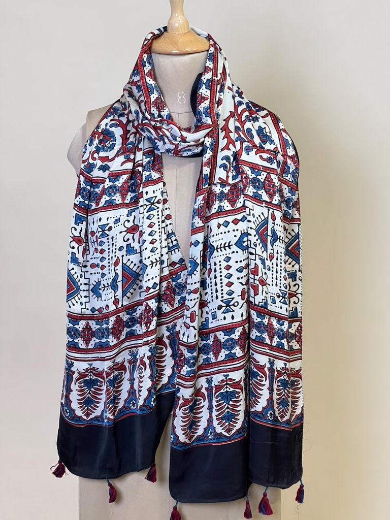 Ajrakh Modal Stoles 5071