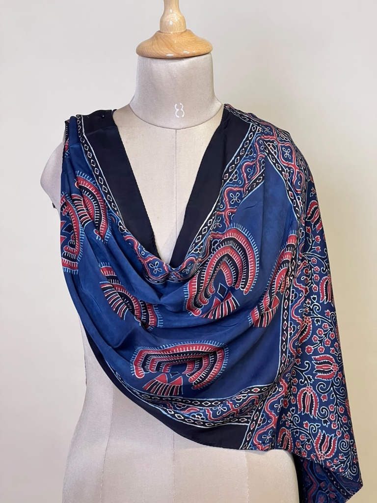 Ajrakh Modal Stoles 5071
