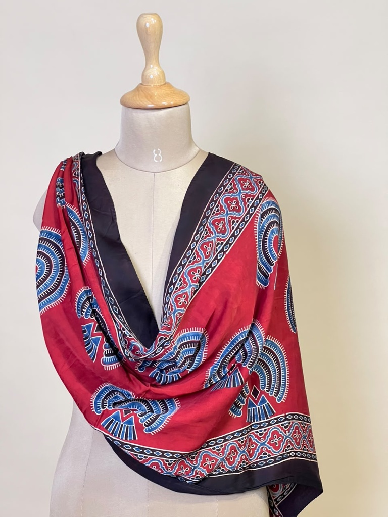 Ajrakh Modal Stoles 5071