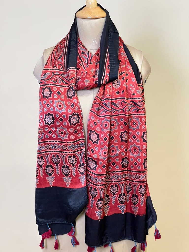 Ajrakh Modal Stoles 5071