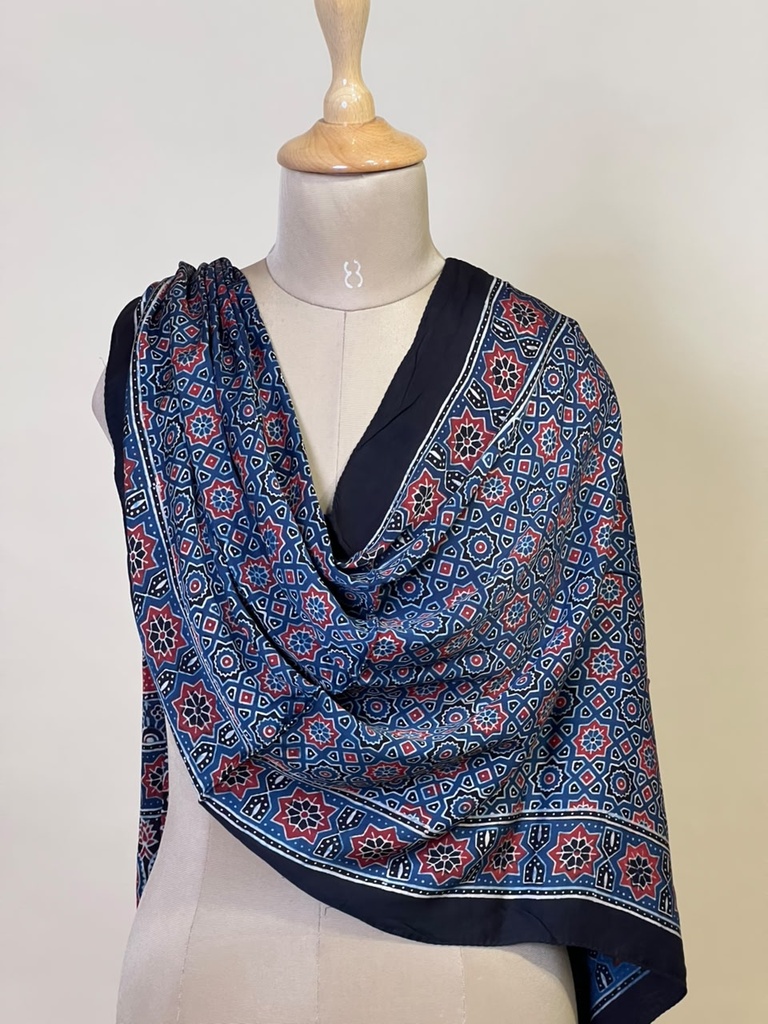 Ajrakh Modal Stoles 5071