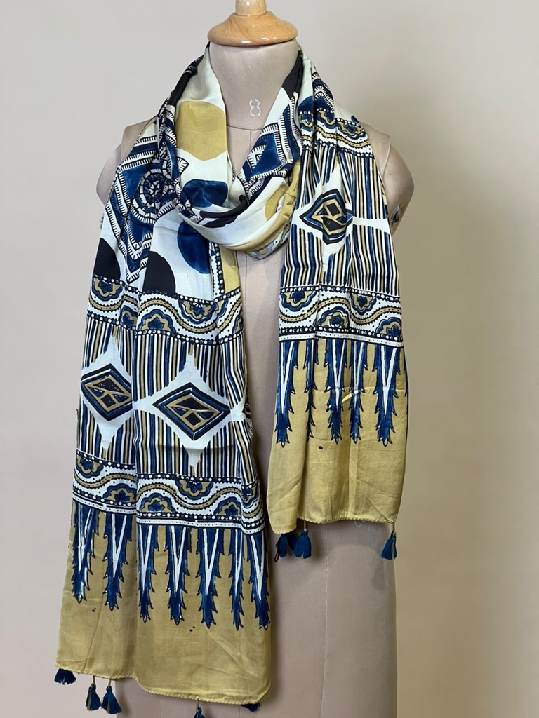 Ajrakh Modal Stoles 5071