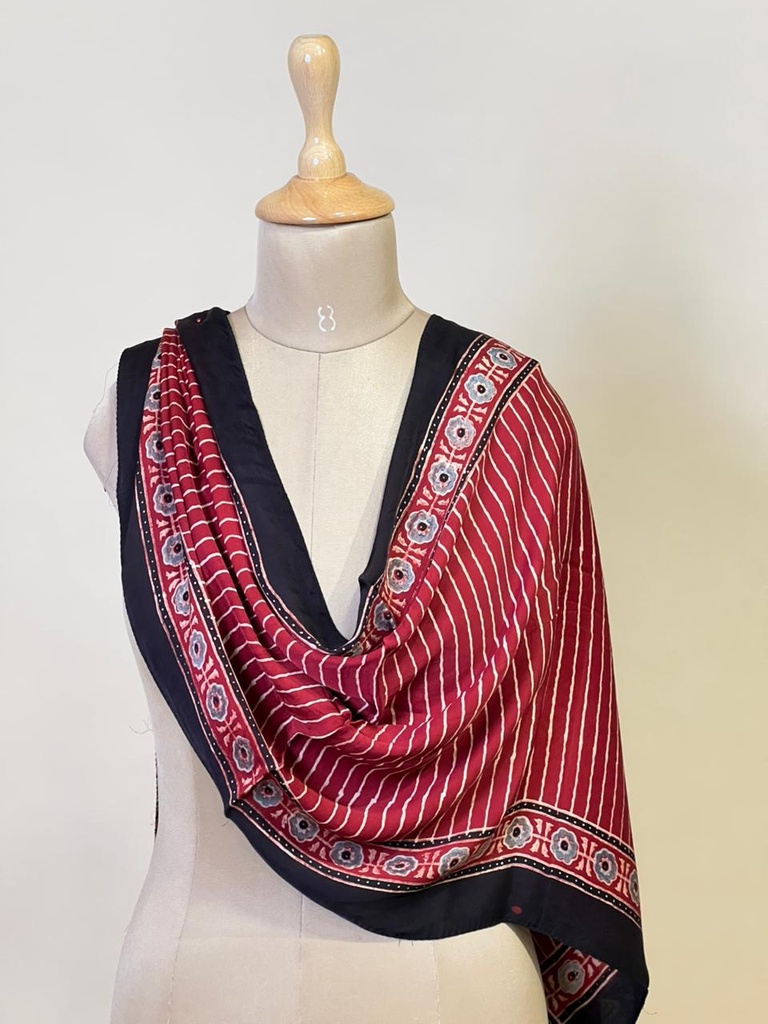Ajrakh Modal Stoles 5071