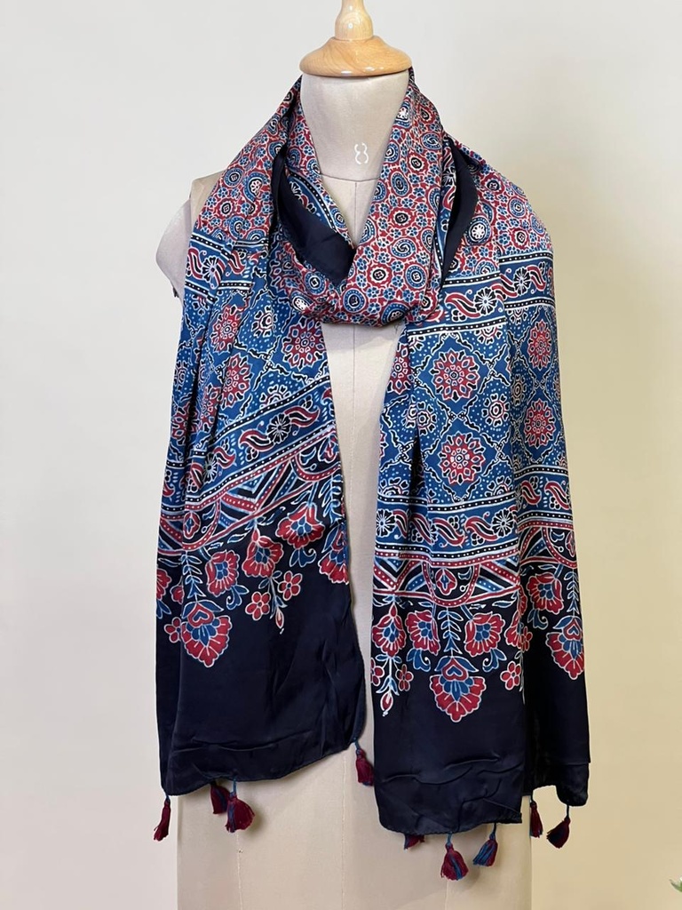 Ajrakh Modal Stoles 5071