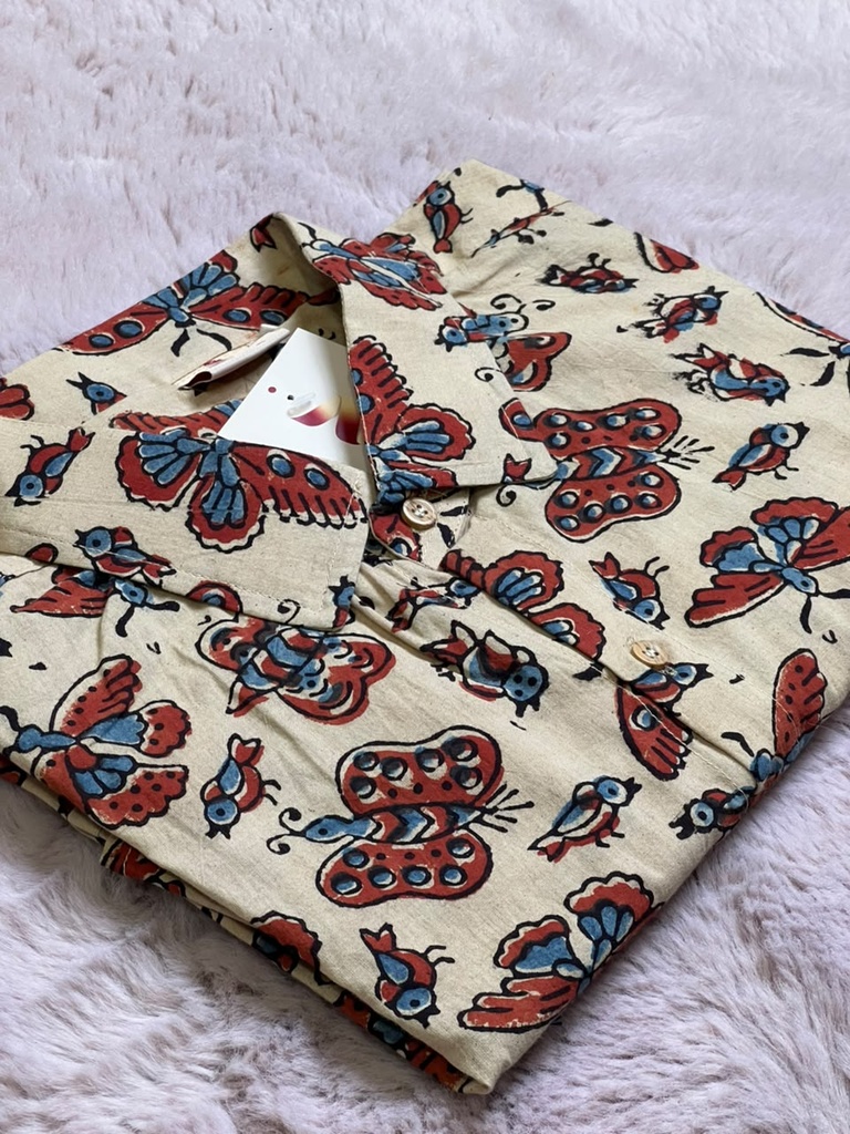 Ajrakh Cotton Mens Shirt 5049