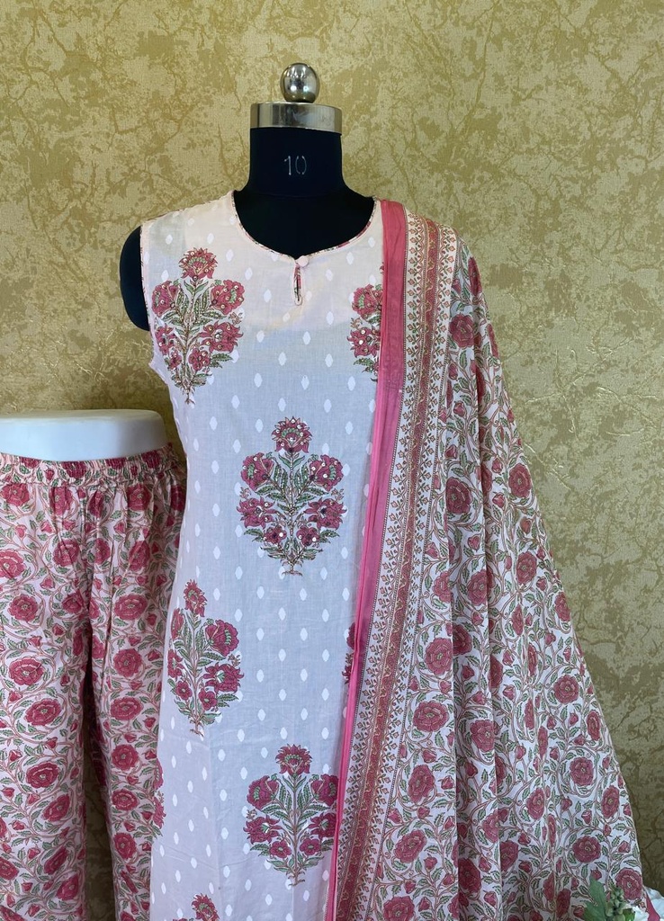Cotton Kurti set 5017