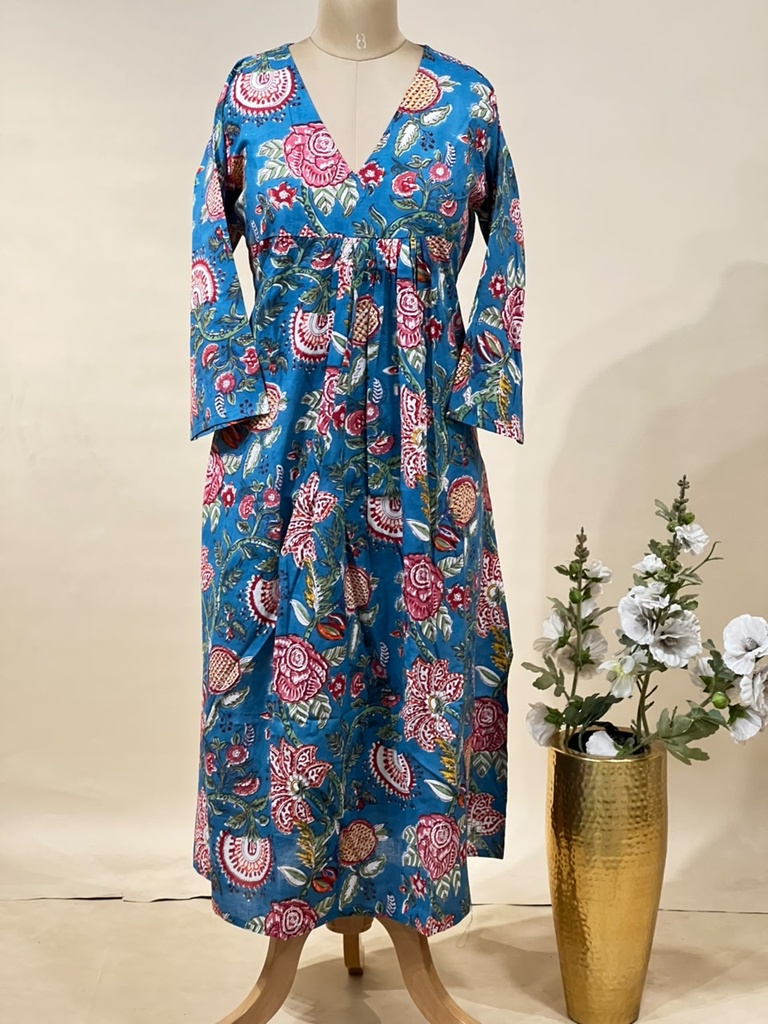 Premium Aline Cotton Kurti 5028