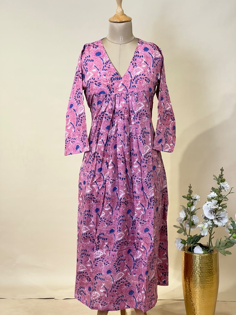 Premium Aline Cotton Kurti 5028