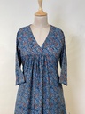 Ajrakh Cotton Aline Kurti 5028