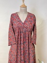 Ajrakh Cotton Aline Kurti 5028