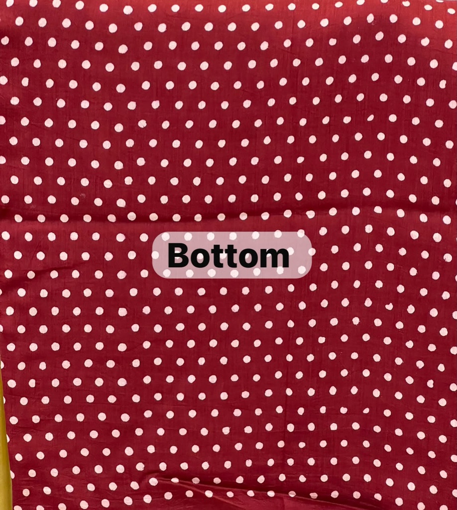 Ajrakh Muslin Suit 5025 MAROON