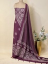 Ajrakh Muslin Suit 5025 PURPLE