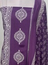 Ajrakh Muslin Suit 5025 PURPLE