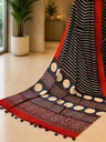 Ajrakh Modal Silk Sarees 4243