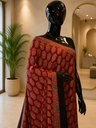  Ajrakh Modal Silk Sarees 4243