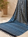 Premium Ajrakh Modal Silk Sarees 4244