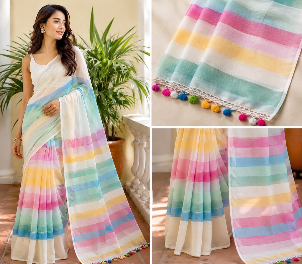 Linen Sarees 5051