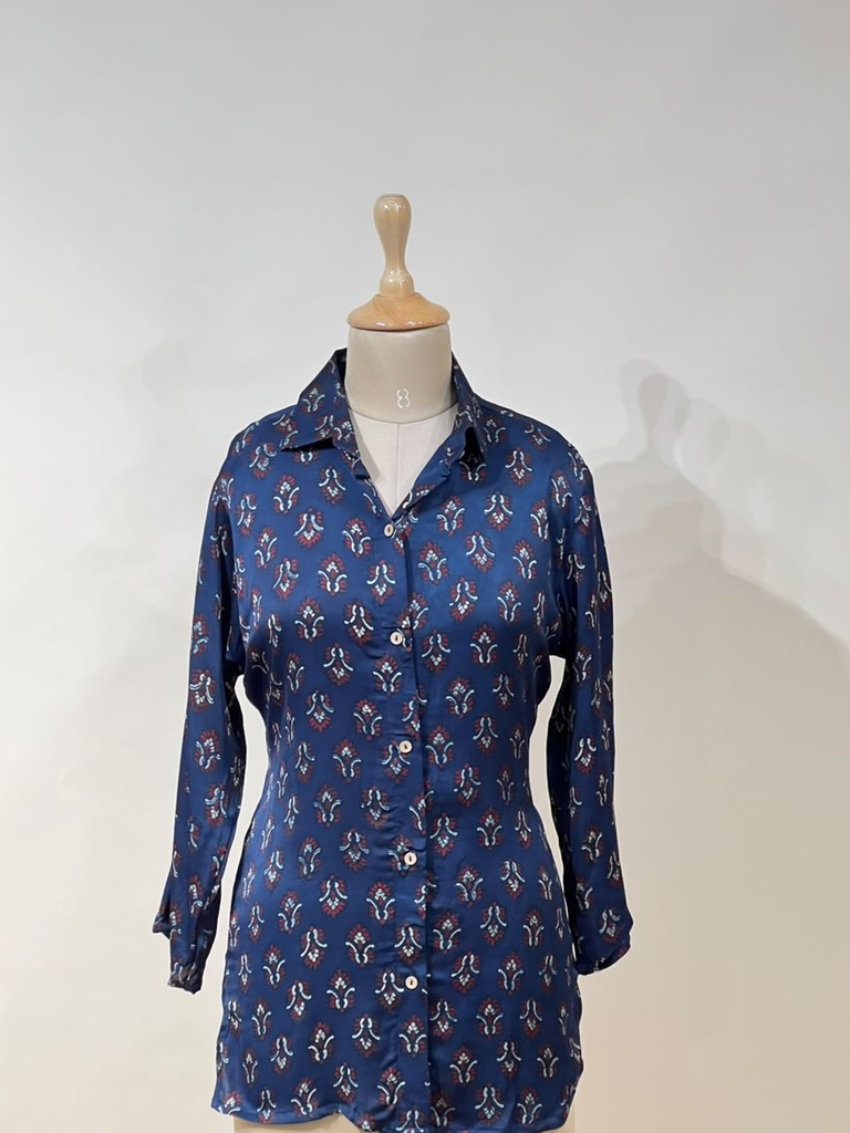 Ajrakh Modal Shirts 5015 BLUE 2