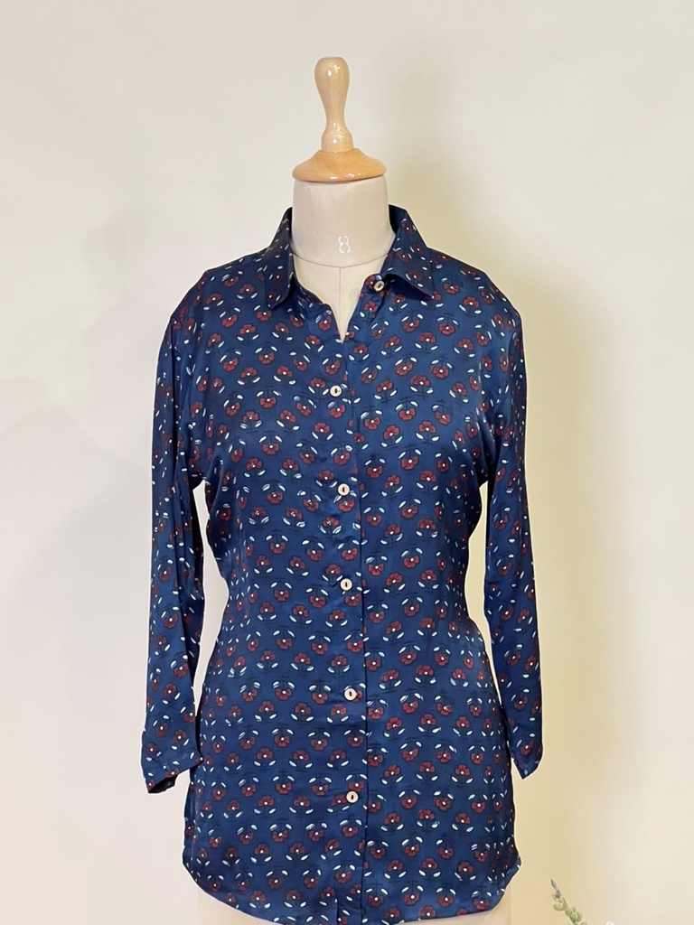 Ajrakh Modal Shirts 5015 BLUE 1