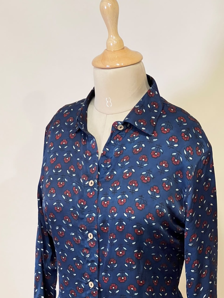 Ajrakh Modal Shirts 5015 BLUE 1