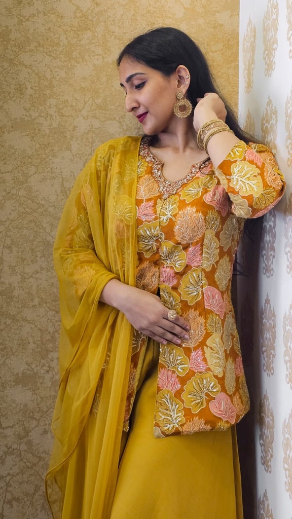 Deisgner Muslin Coord Set5037 
