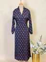 Ajrakh Modal Silk Aline Kurti 5053