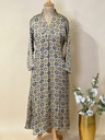 Ajrakh Modal Silk Aline Kurti 5053