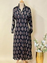  Ajrakh Modal Silk Aline Kurti 5053