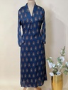 Ajrakh Modal Silk Aline Kurti 5053