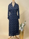 Ajrakh Modal Silk Aline Kurti 5053