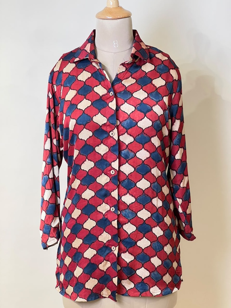 Ajrakh Modal Shirts 5015