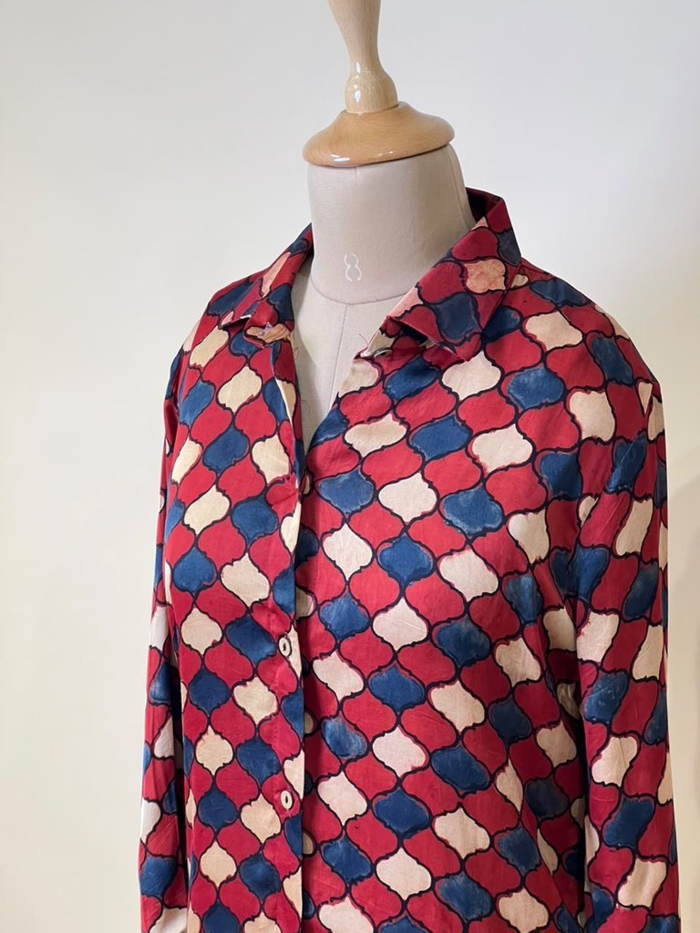 Ajrakh Modal Shirts 5015