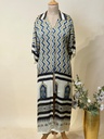 Ajrakh Modal Kaftan Style Dress 4803