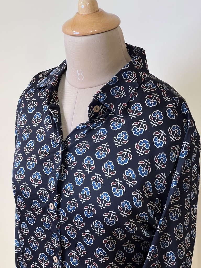 Ajrakh Modal Shirts 5015 BLACK 2