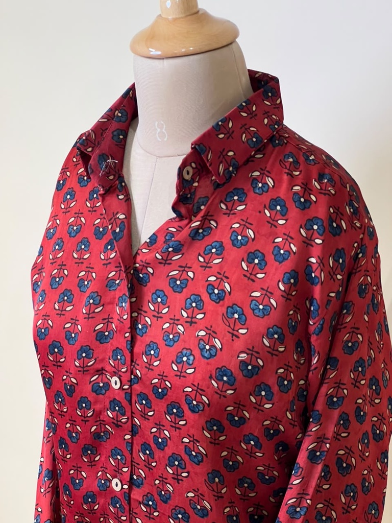 Ajrakh Modal Shirts 5015