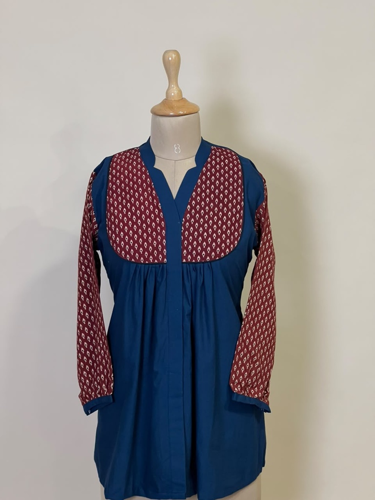 Premium Cotton Short Top 5058 BLUE