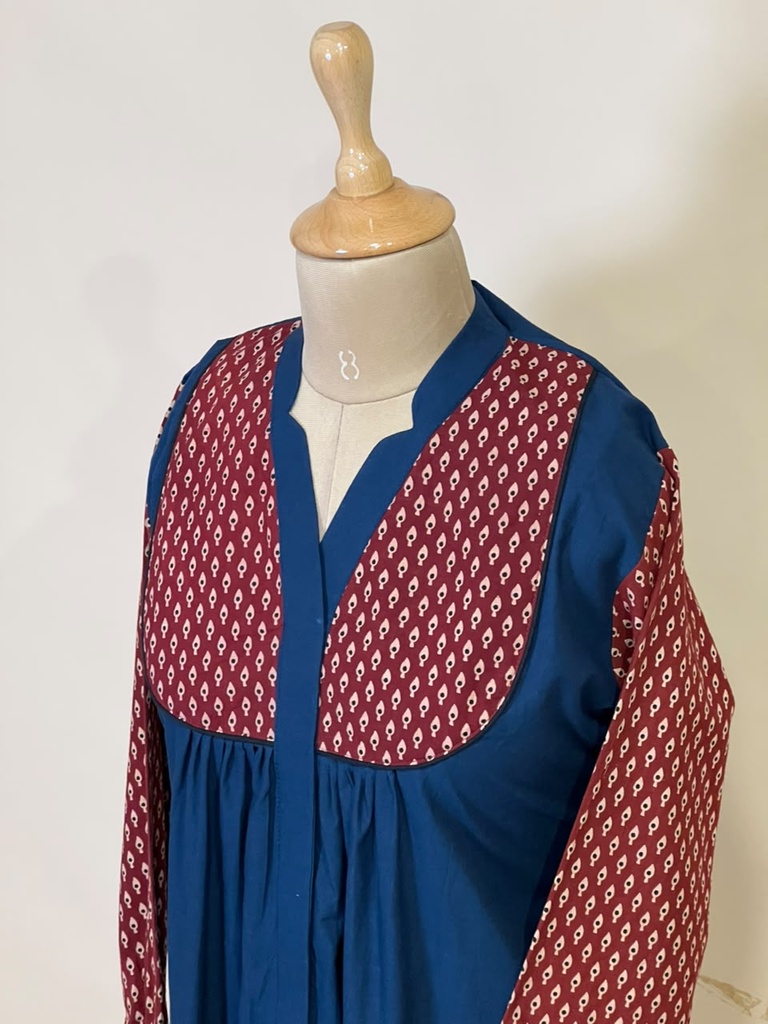 Premium Cotton Short Top 5058 BLUE