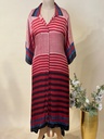 Ajrakh Modal Kaftan Style Dress 4803 RED