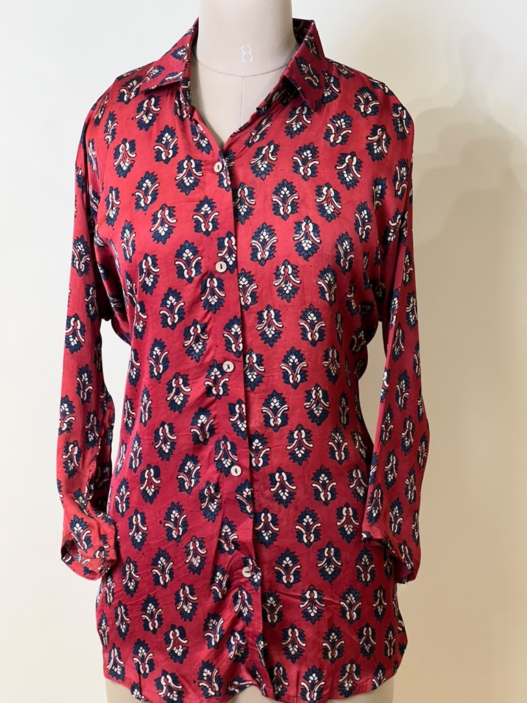 Ajrakh Modal Shirts 5015 RED 3